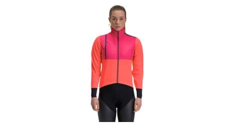 winterjacke  p fur  p frauen santini vega absolute pink orange von Santini