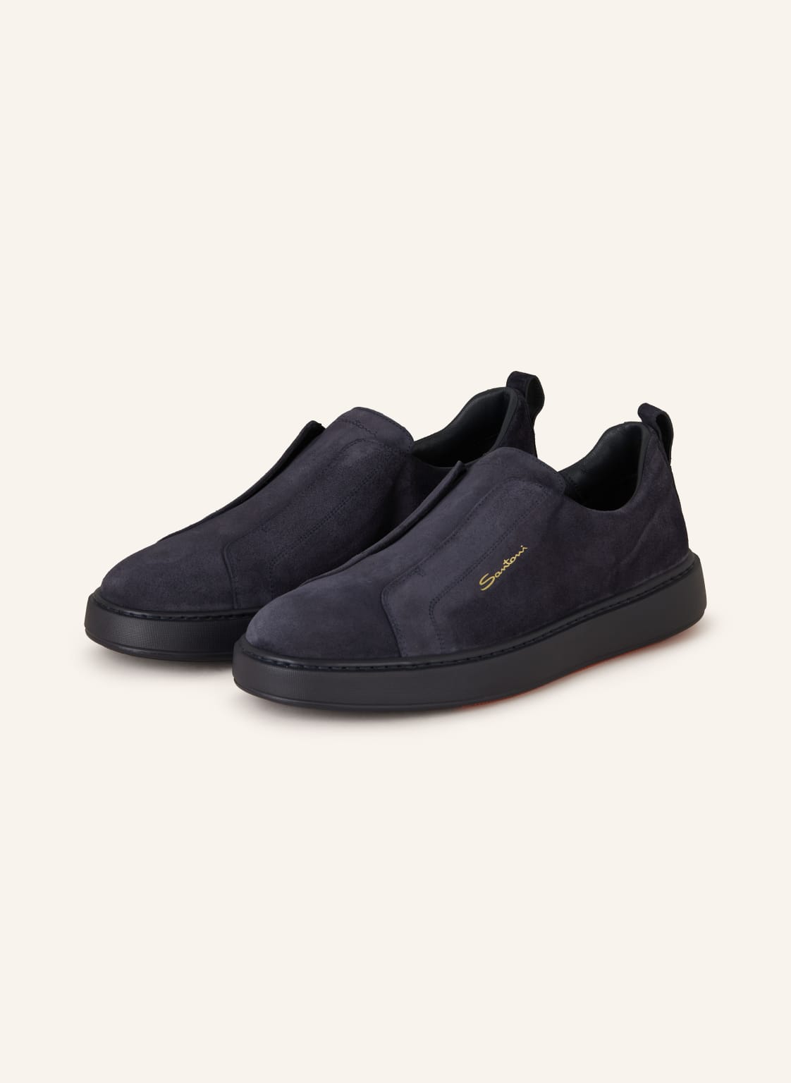 Santoni Slip-On-Sneaker Victory blau von Santoni