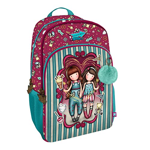 Santoro Unisex Kinder Rucksack mit 3 Reißverschlüssen Gorjuss Fairground Fireworks 29 x 45 x 17 cm, bunt, Estándar Santoro Unisex Kinder Rucksack mit 3 Reißverschlüssen Gorjuss Fairground Fireworks 29 x 45 x 17 cm, bunt, Estándar von Santoro