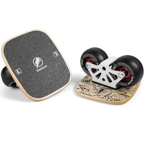 FreeSkates Tragbare Rollschuhe mit Aluminium-Legierung, rutschfest, Board Split Skateboard mit PU-Rädern, High-End-Kugellager (Farbe) FreeSkates Tragbare Rollschuhe mit Aluminium-Legierung, rutschfest, Board Split Skateboard mit PU-Rädern, High-End-Kugellager (Farbe) von Sanxup