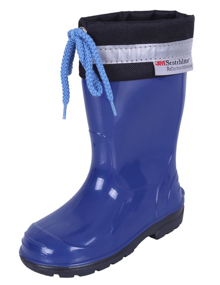 Sarcia.eu Blaue Gummistiefel Regenstiefel Regenschuhe für Kinder LEMIGO 24 EU Gummistiefel von Sarcia.eu