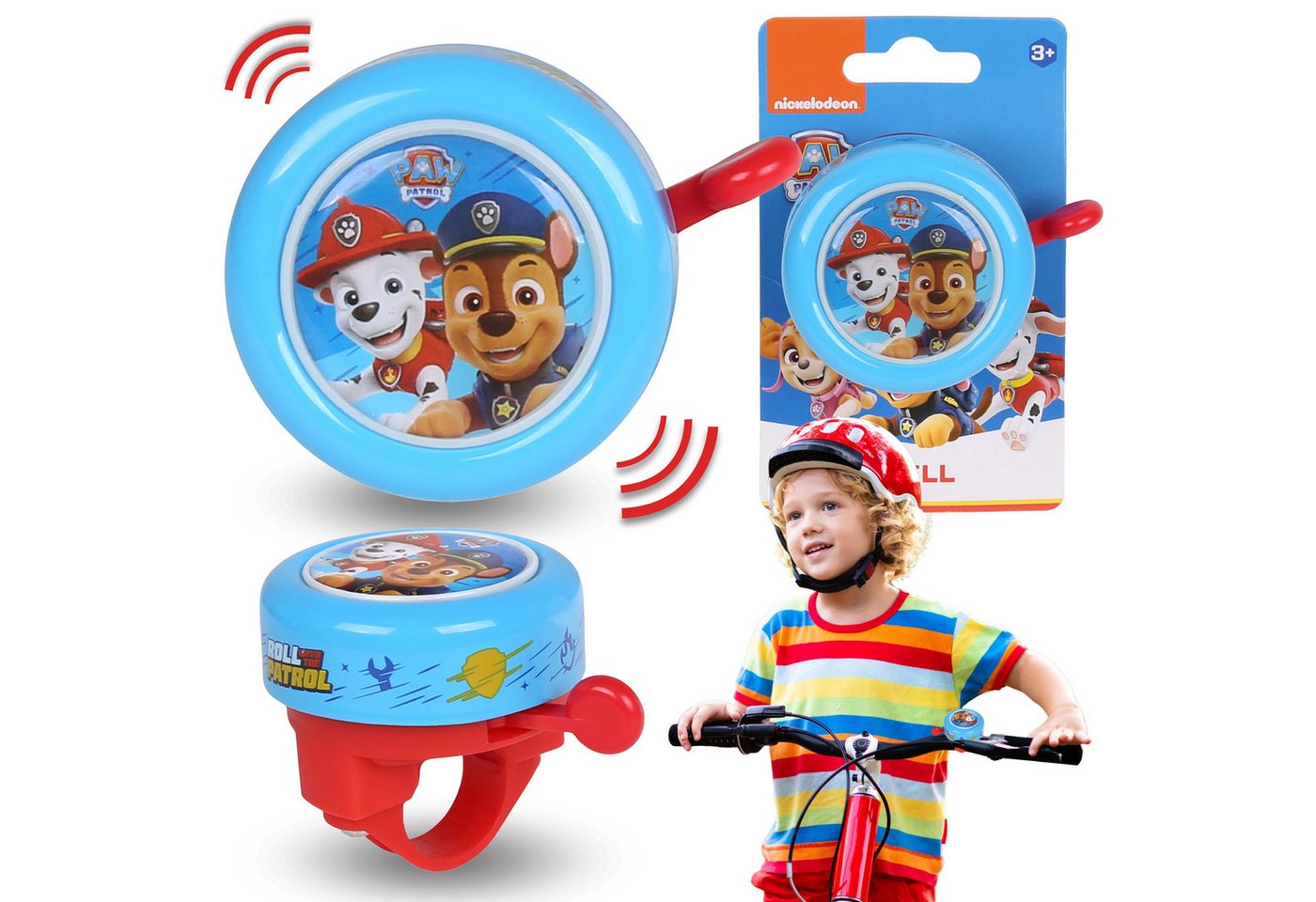 Sarcia.eu Fahrradklingel Paw Patrol Chase Marshall Kinderfahrradklingel, Junge Sarcia.eu Fahrradklingel Paw Patrol Chase Marshall Kinderfahrradklingel, Junge von Sarcia.eu