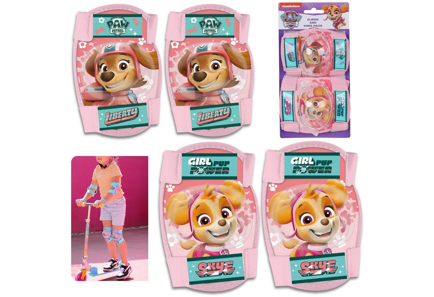 Sarcia.eu Knieschutz Paw Patrol Skye Liberty Rosa Kinder Knie- und Ellbogenschoner,Mädchen Sarcia.eu Knieschutz Paw Patrol Skye Liberty Rosa Kinder Knie- und Ellbogenschoner,Mädchen von Sarcia.eu