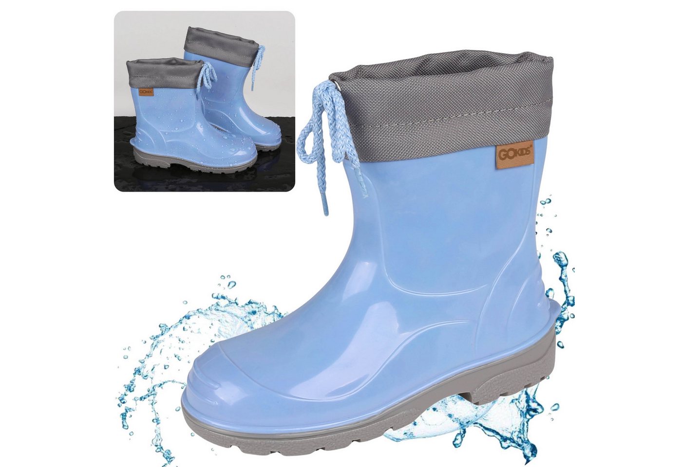 Sarcia.eu LEMIGO KIMMY Kindergummistiefel mit Bindung - Regenstiefel, blau 25 EU Gummistiefel Sarcia.eu LEMIGO KIMMY Kindergummistiefel mit Bindung - Regenstiefel, blau 25 EU Gummistiefel von Sarcia.eu