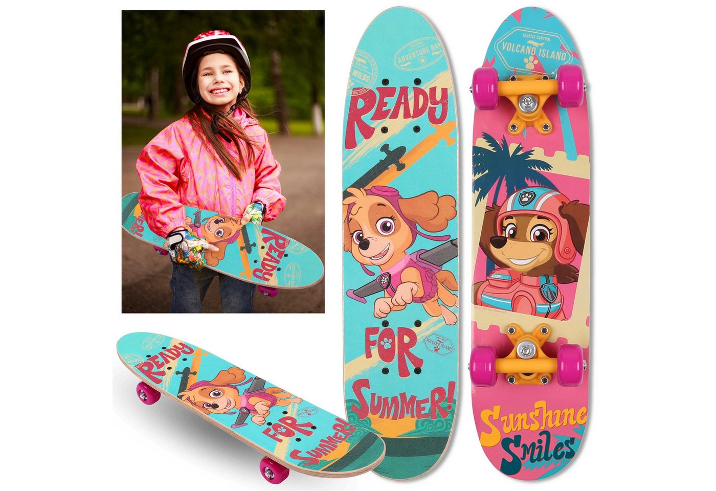 Sarcia.eu Skateboard PAW PATROL Skye Liberty Kinder Skateboard aus Holz 61cm, 20-50 kg Sarcia.eu Skateboard PAW PATROL Skye Liberty Kinder Skateboard aus Holz 61cm, 20-50 kg von Sarcia.eu