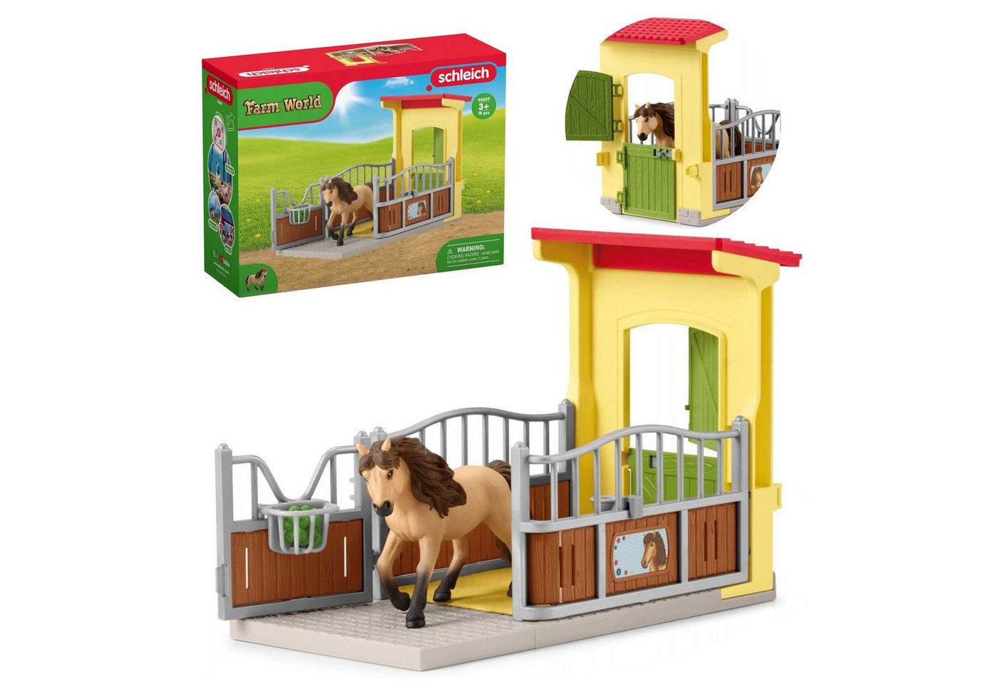 Sarcia.eu Spielfigur Schleich Horse Club - Box für Isländer-Pony, Figuren, ab 5+ Sarcia.eu Spielfigur Schleich Horse Club - Box für Isländer-Pony, Figuren, ab 5+ von Sarcia.eu