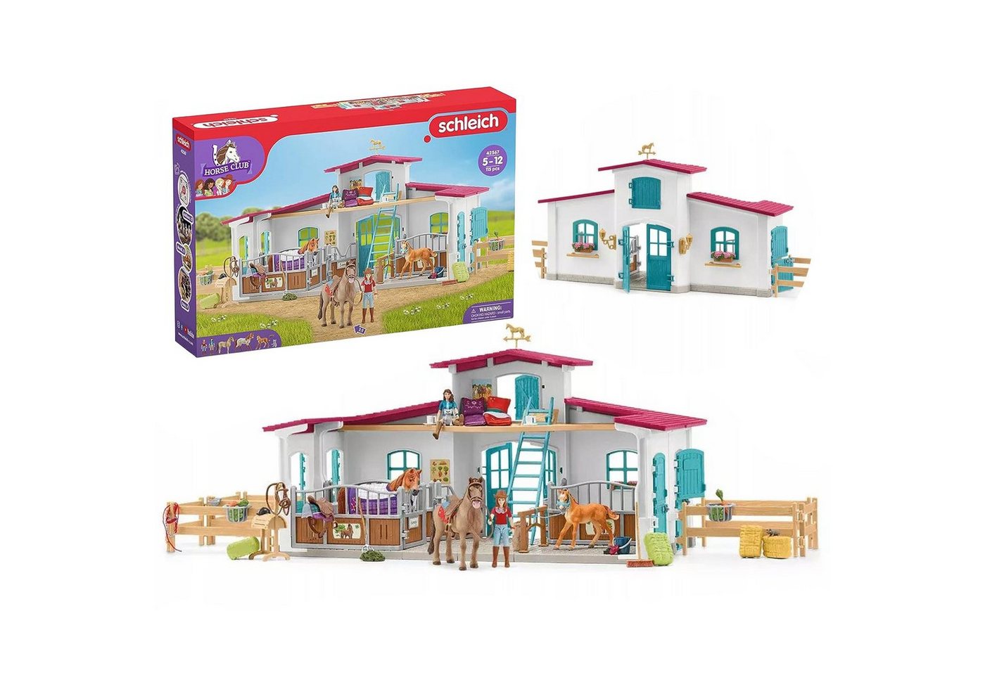 Sarcia.eu Spielfigur Schleich Horse Club - Pferdesportzentrum + Zubehör, Figurenset Sarcia.eu Spielfigur Schleich Horse Club - Pferdesportzentrum + Zubehör, Figurenset von Sarcia.eu