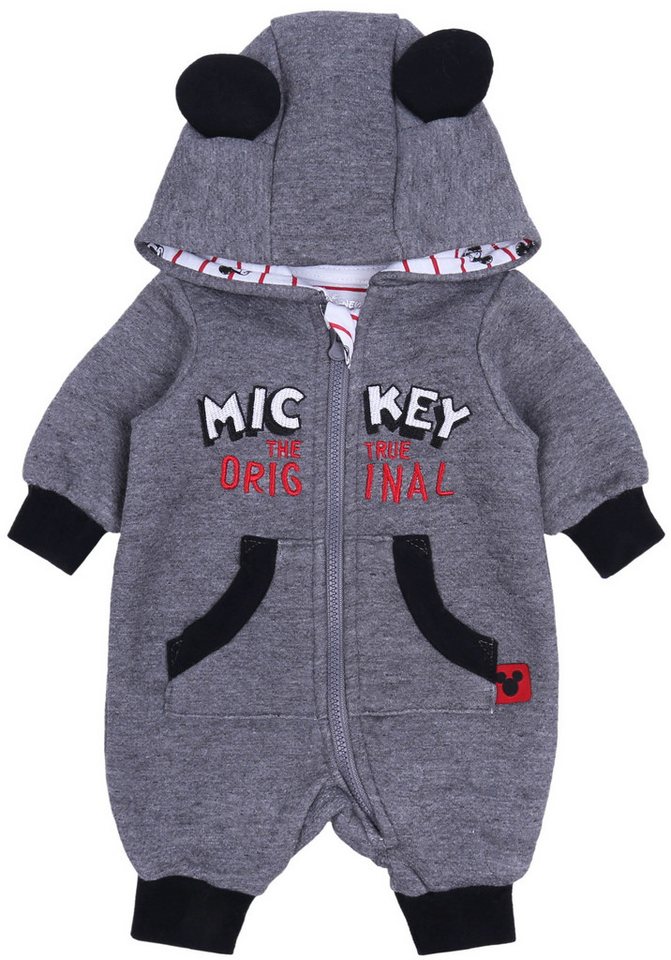 Sarcia.eu Strampler Grauer Trainingsanzug für Baby mit Kapuze Mickey Mouse 0-3 Monate Sarcia.eu Strampler Grauer Trainingsanzug für Baby mit Kapuze Mickey Mouse 0-3 Monate von Sarcia.eu