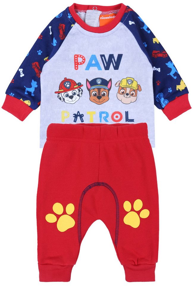 Sarcia.eu T-Shirt & Shorts Grau-roter Trainingsanzug Paw Patrol Nickelodeon 6 Monate von Sarcia.eu