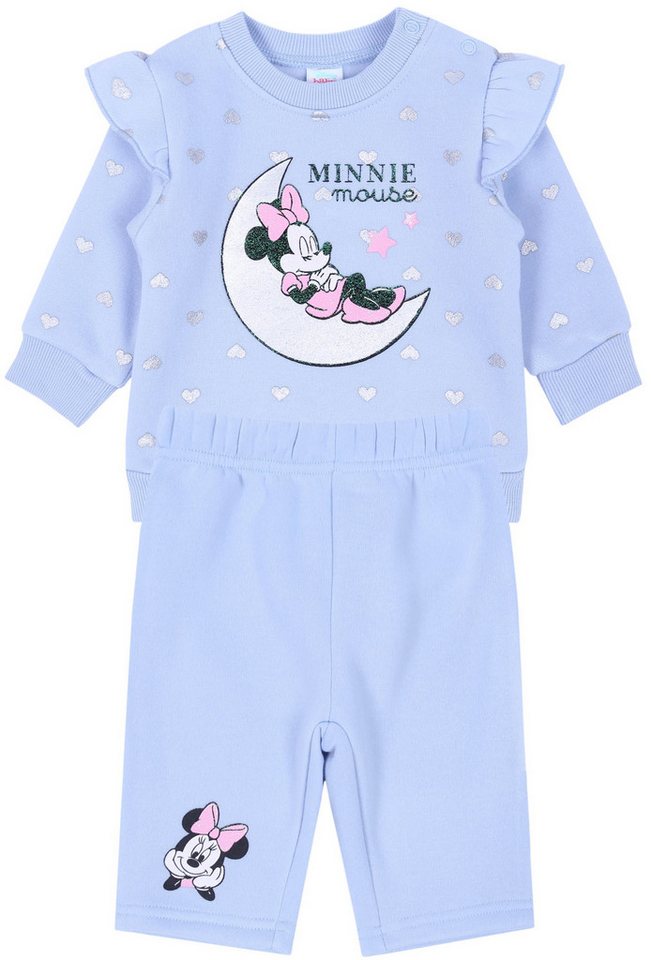 Sarcia.eu Trainingsanzug Hellblauer Baby-Jogginganzug mit Rüsche Minnie Mouse DISNEY 6-9 Monate Sarcia.eu Trainingsanzug Hellblauer Baby-Jogginganzug mit Rüsche Minnie Mouse DISNEY 6-9 Monate von Sarcia.eu