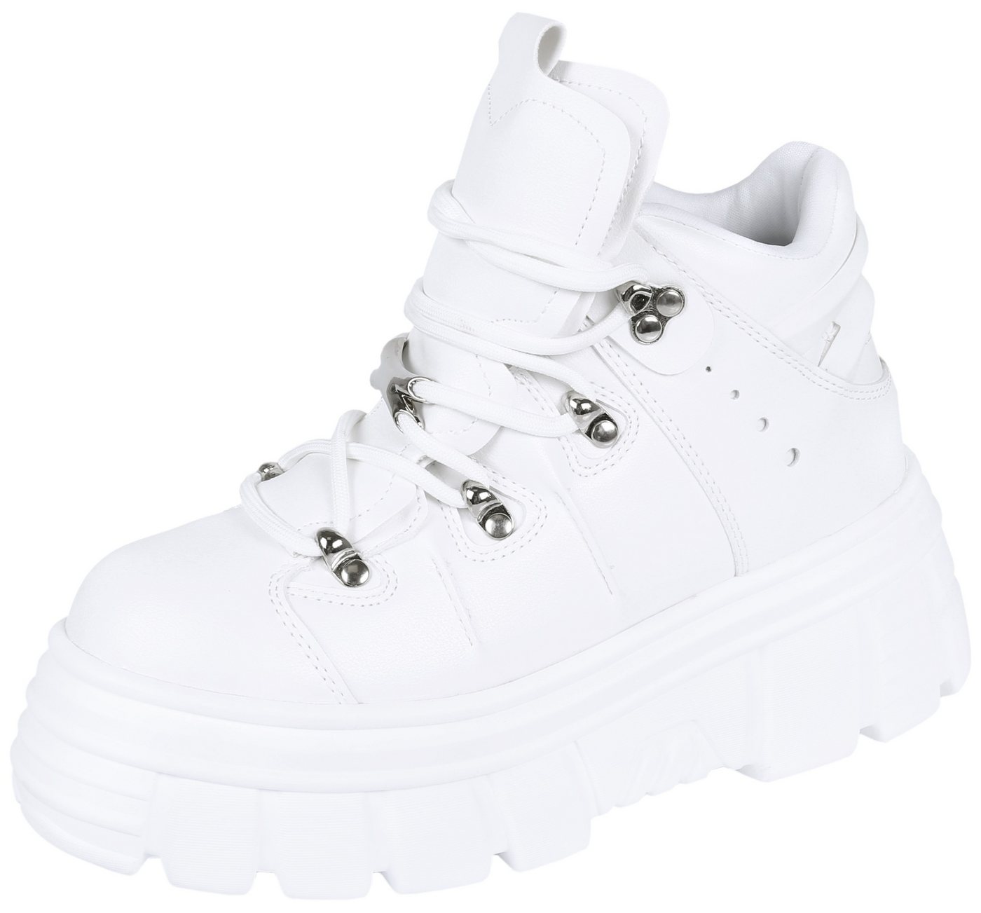 Sarcia.eu Weiße Sneaker bis Knöchel, aus Öko-Leder VICES 40 EU Sneaker Sarcia.eu Weiße Sneaker bis Knöchel, aus Öko-Leder VICES 40 EU Sneaker von Sarcia.eu