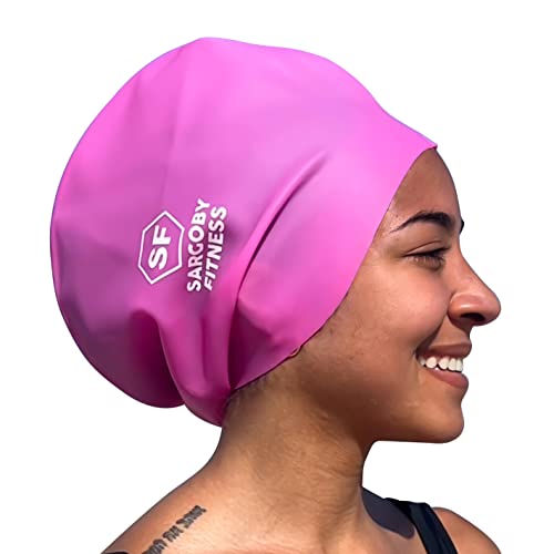 Sargoby Fitness Badekappe Dreadlocks Zöpfe Locs Badekappe Dreadlocks Extra große Badekappe (ROSA, L) Sargoby Fitness Badekappe Dreadlocks Zöpfe Locs Badekappe Dreadlocks Extra große Badekappe (ROSA, L) von Sargoby Fitness