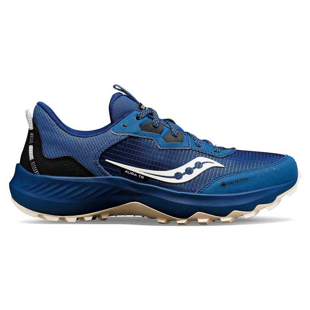 Saucony Aura Tr Gore-tex Trail Running Shoes Blau EU 37 Frau von Saucony