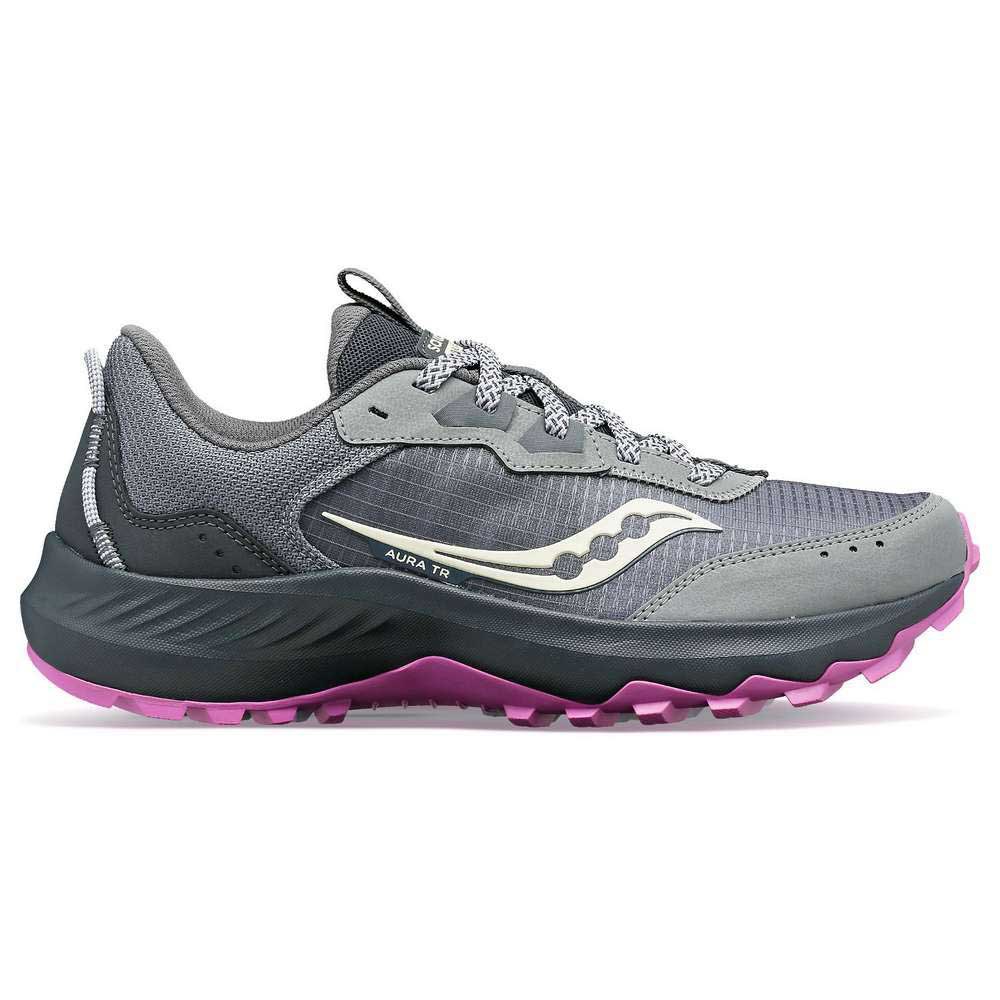 Saucony Aura Tr Trail Running Shoes Grau EU 40 1/2 Frau von Saucony