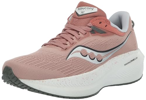 Saucony Damen Triumph 21 Laufschuhe Neutralschuh Rosa - Silber 38 Saucony Damen Triumph 21 Laufschuhe Neutralschuh Rosa - Silber 38 von Saucony