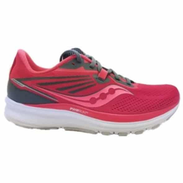 Saucony München 5 w Damen Laufschuhe (Hellrot 9,5 US) Laufschuhe von Saucony