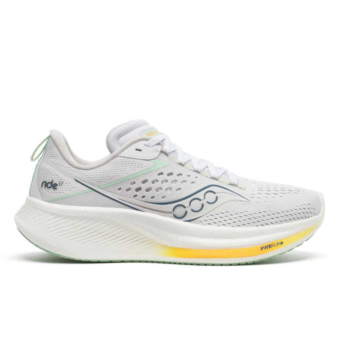 Saucony Ride 17 w Damen (Weiß 11 US) Laufschuhe von Saucony