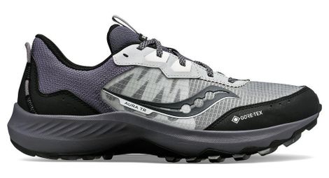 trailrunning schuhe saucony aura tr gtx grau schwarz von Saucony