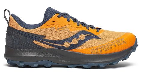 trailrunning schuhe saucony peregrine 14 gtx orange grau herren von Saucony