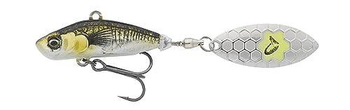 Savage Gear Jig Spinner zum Raubfischangeln 6,5cm 9g 3D Sticklebait Tailspin, Farbe:Green Silver Ayu Savage Gear Jig Spinner zum Raubfischangeln 6,5cm 9g 3D Sticklebait Tailspin, Farbe:Green Silver Ayu von Savage Gear
