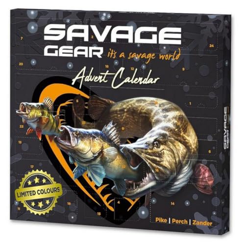 Savage Gear Advent Calendar Predator 2024 - Adventskalender, Angelkalender, Geschenk für Angler von Savage Gear