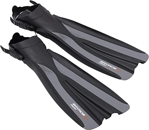 Savage Gear Belly Boat Fins XL/XXL 70cm - Bellyboot Flossen für Angler, Bellyboat Flippers, Schwimmflossen Savage Gear Belly Boat Fins XL/XXL 70cm - Bellyboot Flossen für Angler, Bellyboat Flippers, Schwimmflossen von Savage Gear