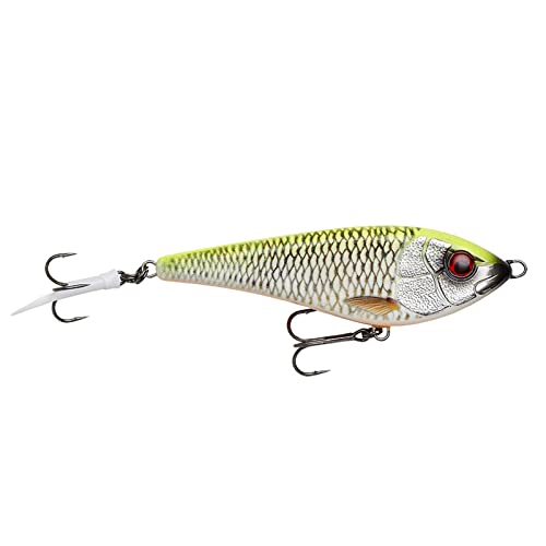 Savage Gear Deviator Swim - Jerkbait, Farbe:Lemon Roach, Länge/Gewicht/Schwimmverhalten:10.5cm / 35g / langsam sinkend von Savage Gear