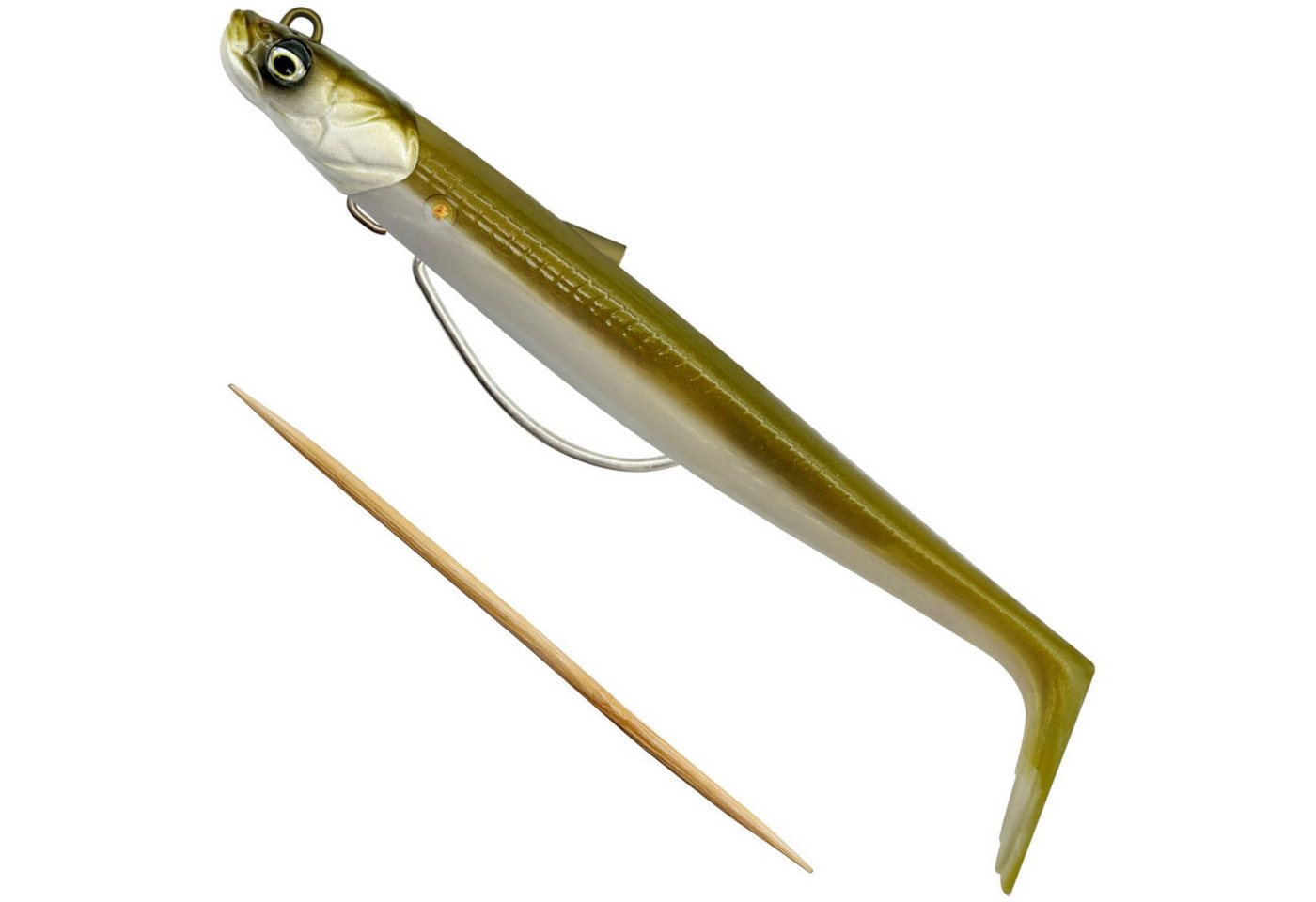 Savage Gear Kunstköder Savage Gear Sandeel V2 weedless - 2 Gummifische + 1 Jigkopf Savage Gear Kunstköder Savage Gear Sandeel V2 weedless - 2 Gummifische + 1 Jigkopf von Savage Gear