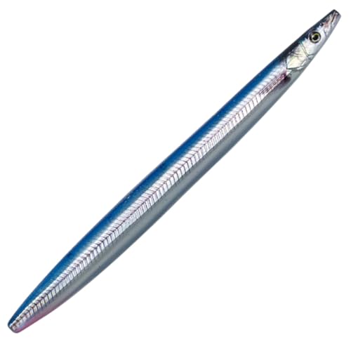Savage Gear Line Thru Sandeel - Meerforellenköder, Farbe:Blue Silver UV, Länge/Gewicht:8.5cm / 11g Savage Gear Line Thru Sandeel - Meerforellenköder, Farbe:Blue Silver UV, Länge/Gewicht:8.5cm / 11g von Savage Gear