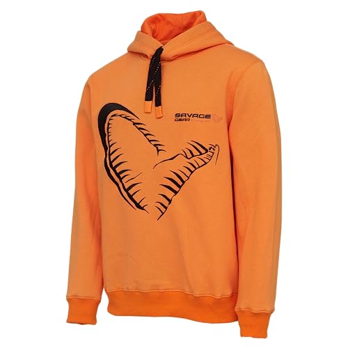 Savage Gear Mega Jaw Hoodie XL Sun Orange von Savage Gear