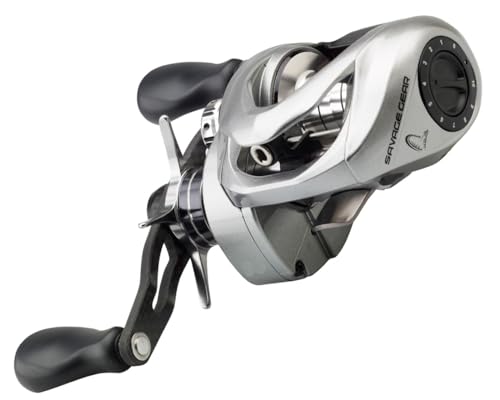 Savage Gear SG10 300 BC RH 7.3:1 - Rechtshand Baitcaster Rolle zum Raubfischangeln, Baitcasterrolle, Raubfischrolle Savage Gear SG10 300 BC RH 7.3:1 - Rechtshand Baitcaster Rolle zum Raubfischangeln, Baitcasterrolle, Raubfischrolle von Savage Gear
