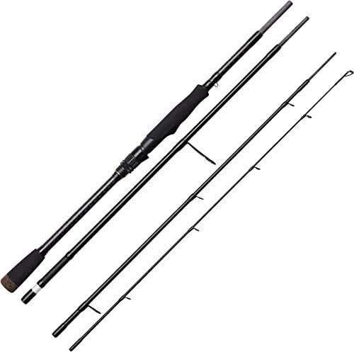 Savage Gear SG2 Medium Game Travel Rod, Angelruten, Spinnruten, Raubfisch, Hecht, Barsch, Forelle, Zander, Unisex, Schwarz, 2.69m | 15-45g Savage Gear SG2 Medium Game Travel Rod, Angelruten, Spinnruten, Raubfisch, Hecht, Barsch, Forelle, Zander, Unisex, Schwarz, 2.69m | 15-45g von Savage Gear