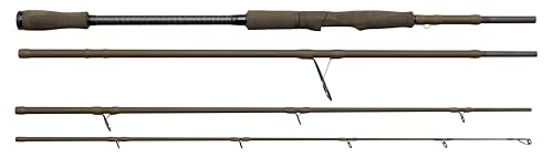 Savage Gear SG4 Medium Game TR Travel Angelrute - Fast Action Raubfischrute für Süß- & Salzwasser - Ideal für Barsch, Hecht, Zander & Multi-Arten - Perfekt für weiche Köder 2,43M 7-25G von Savage Gear