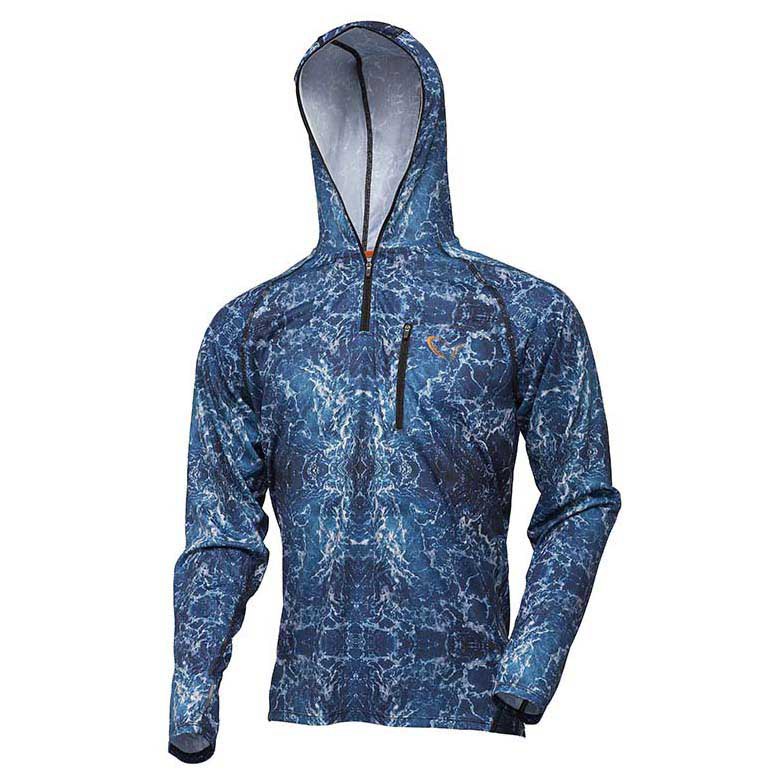 Savage Gear Salt Uv Sweatshirt Blau M Mann Savage Gear Salt Uv Sweatshirt Blau M Mann von Savage Gear