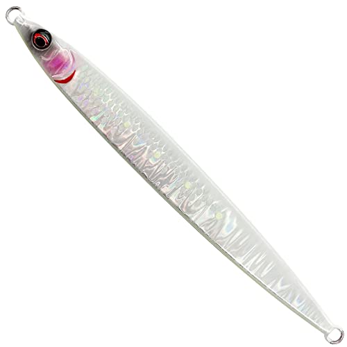 Savage Gear Sardine Slider Jig - Pilker, Größe/Gewicht/Farbe:13cm / 60g / UV White Glow von Savage Gear