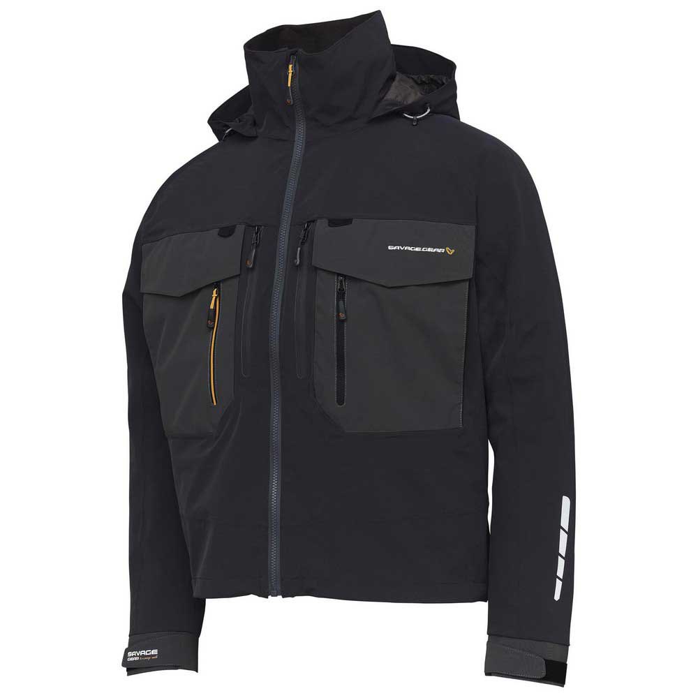 Savage Gear Sg4 Wading Jacket Schwarz S Mann Savage Gear Sg4 Wading Jacket Schwarz S Mann von Savage Gear
