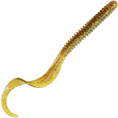 Savage Gear Softbaits zum Barschangeln & Zanderangeln Rib Worm 10,5cm 5g, Farbe:Motor Oil von Savage Gear