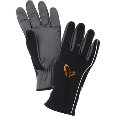 Savage Gear Softshell Winter Glove L Black von Savage Gear