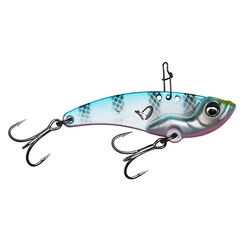 Savage Gear 5.5cm 14.5g VIB Blade - Spinnköder, Farbe:Blue Pink Stripes von Savage Gear