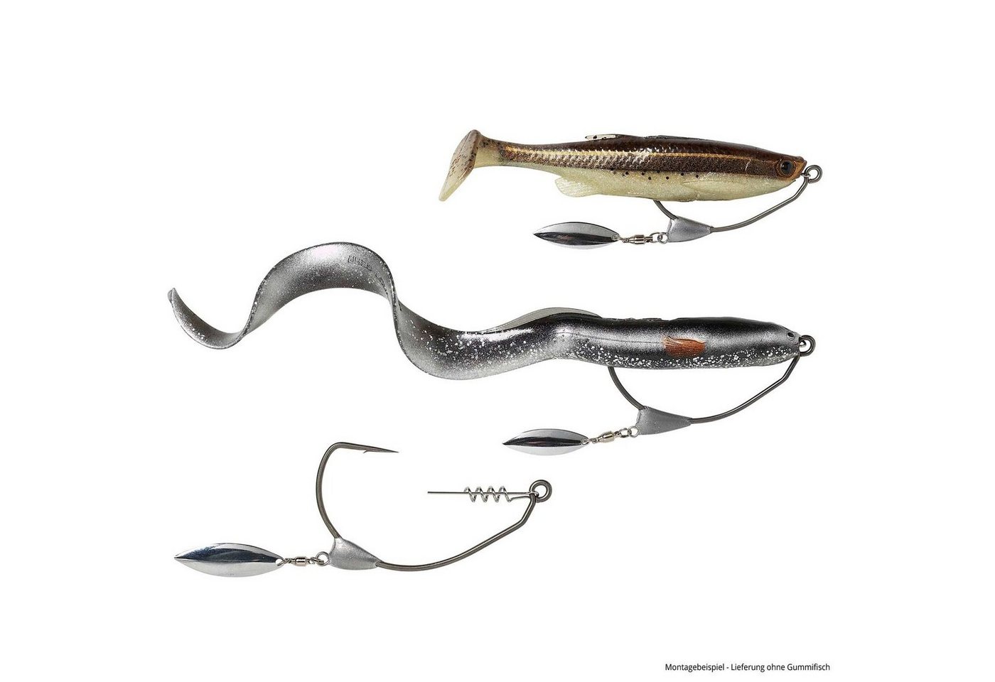 Savage Gear Wurmhaken, Savage Gear Weedless EWG Hook 6g #12/0 2 Stück Wide Gap von Savage Gear