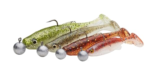 Savage Gear Fett Minnow T-Tail RTF - Realistisches Elritzen-Design, mit Duftstoffen für Barsch, Zander, Hecht & Raubfisch, ideal für das Süßwasserfischen Klarwasser-Mix 7,5 cm Savage Gear Fett Minnow T-Tail RTF - Realistisches Elritzen-Design, mit Duftstoffen für Barsch, Zander, Hecht & Raubfisch, ideal für das Süßwasserfischen Klarwasser-Mix 7,5 cm von Savage Gear