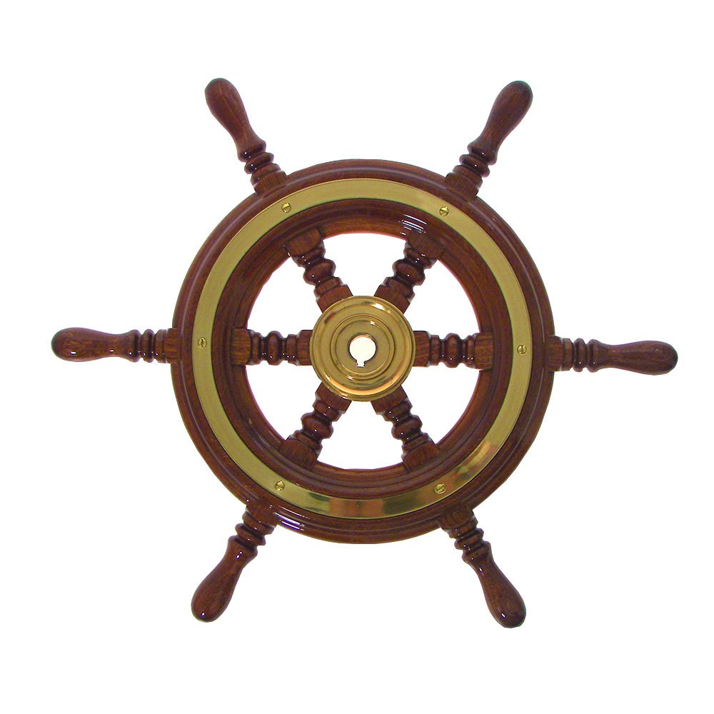 Savoretti Mahogany Rudder Golden 420 mm Savoretti Mahogany Rudder Golden 420 mm von Savoretti