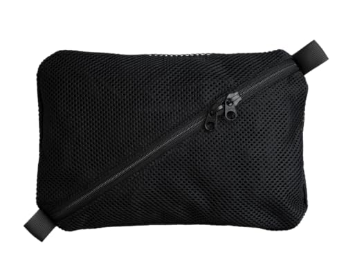 Savotta Trinket Pouch Netztasche Klett 20 x 30 cm, Schwarz von Savotta