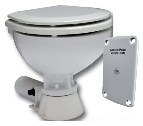 Sawesto Elektrische Bootstoilette Kompakt WC mit Bedienungspaneel | 12V Bordtoilette mit Zerhacker für Camping Wohnmobil & Boot | Zerhackertoilette Weiss Sawesto Elektrische Bootstoilette Kompakt WC mit Bedienungspaneel | 12V Bordtoilette mit Zerhacker für Camping Wohnmobil & Boot | Zerhackertoilette Weiss von Sawesto