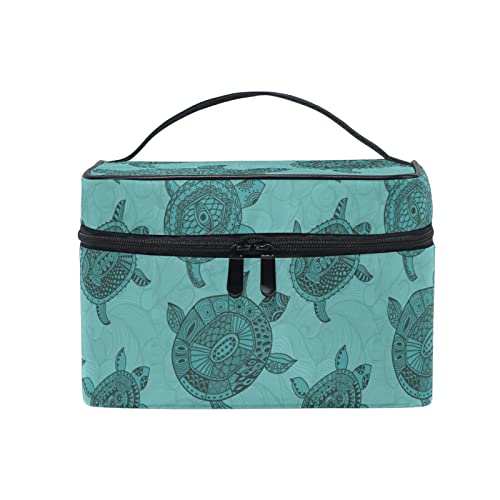 Süßes Geschenk Schildkröte Schildkröte Tier Kosmetiktasche für Frauen Schminktasche Große Mädchen Damen Make Up Taschen Kulturbeutel von Sawhonn