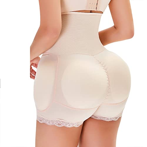 Sawmew Damen Figurenformend Miederpants Bauch Weg Stark Formend Miederhose Mit Bein Taillenformer Body Shapewear Hohe Taille Miederpants Einstellbar Bauch Kontrolle Push Up Miederslips von Sawmew