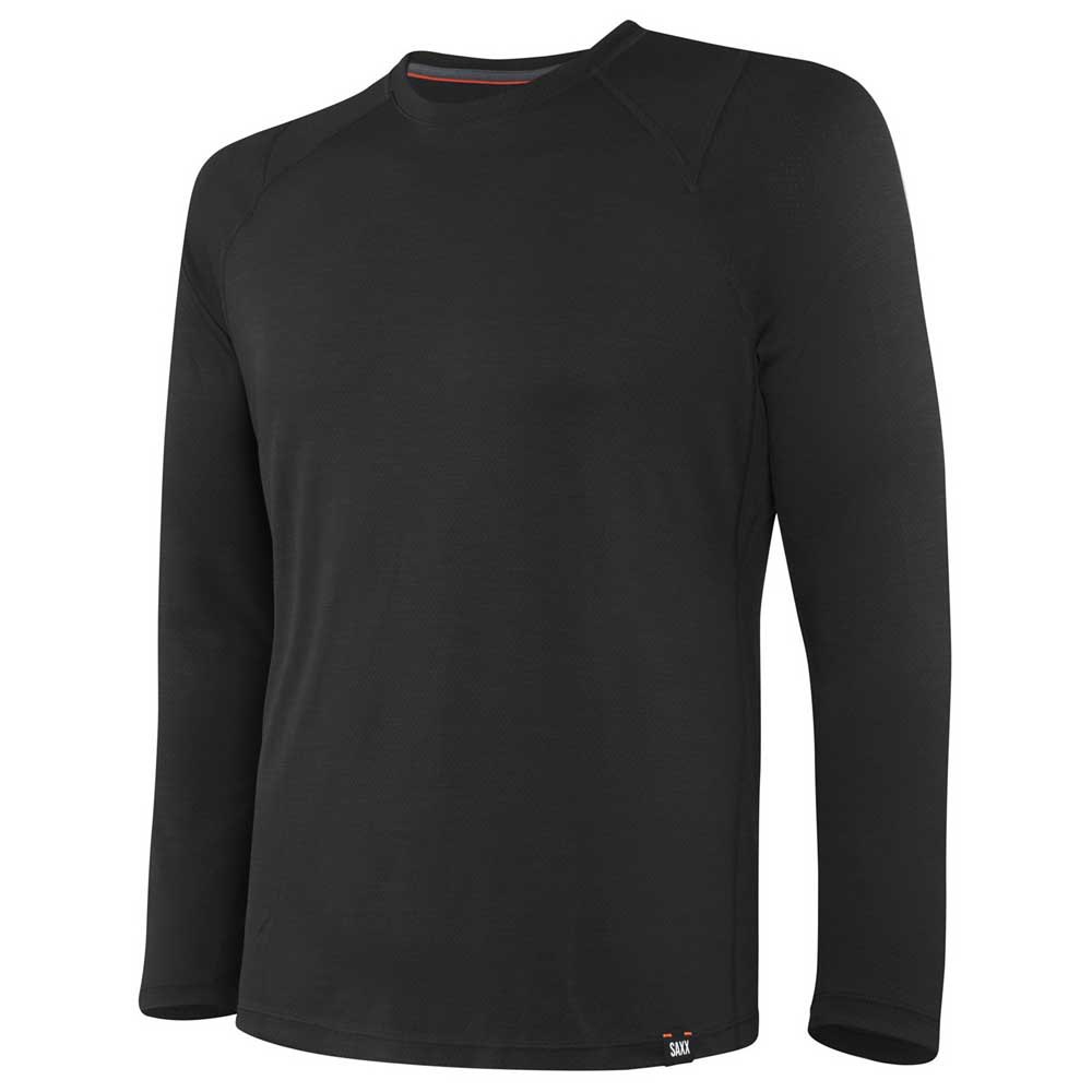 Saxx Underwear Aerator Long Sleeve T-shirt Schwarz M Mann von Saxx Underwear