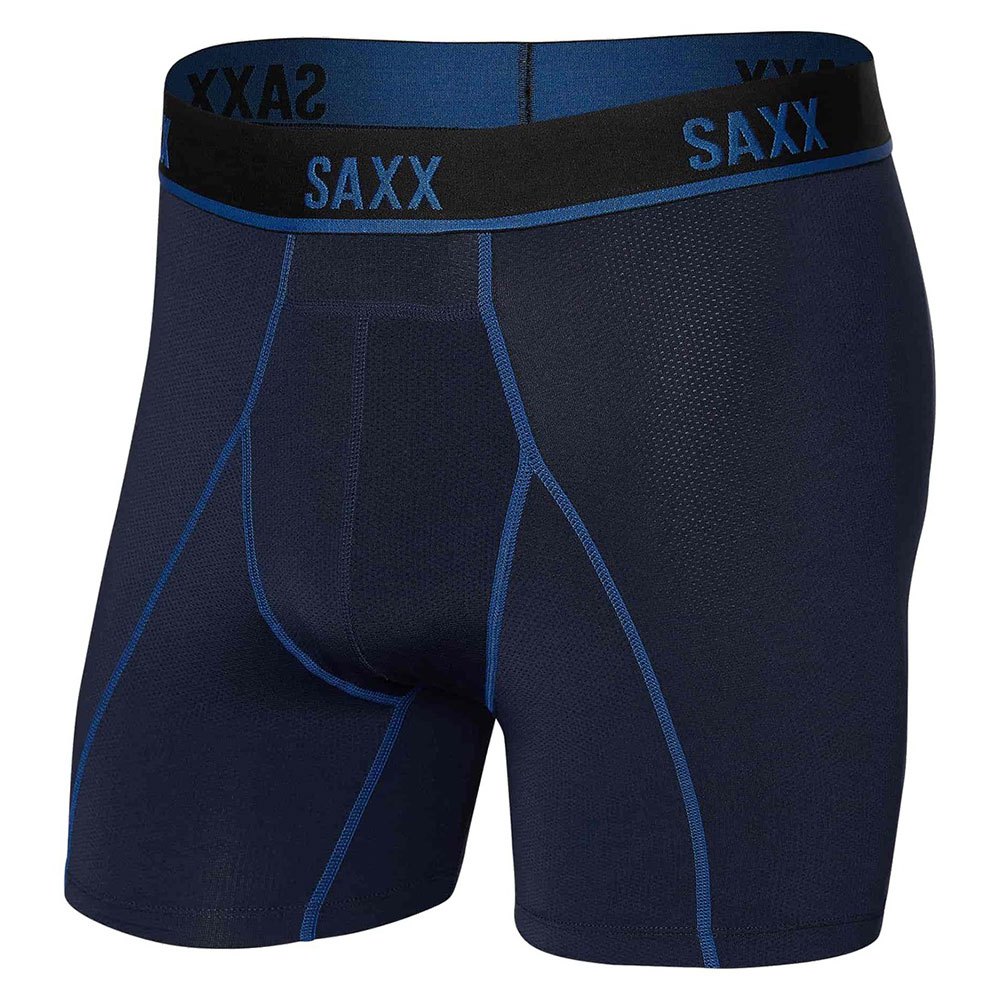Saxx Underwear Kinetic Hd Boxer Blau L Mann von Saxx Underwear