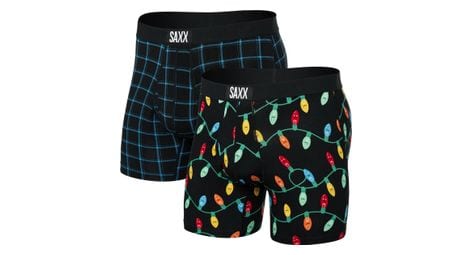 2er pack saxx ultra super soft boxershorts schwarz von Saxx