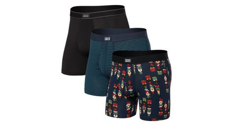 3er pack boxershorts saxx daytripper fly schwarz blau 3er pack boxershorts saxx daytripper fly schwarz blau von Saxx